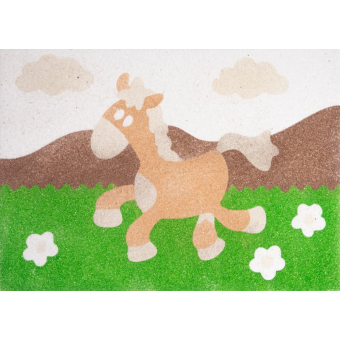 Peel 'N Stick Sand Art Kit - Horse